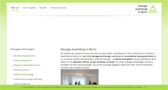 Desktop Screenshot of massage-ausbildung-in-berlin.de